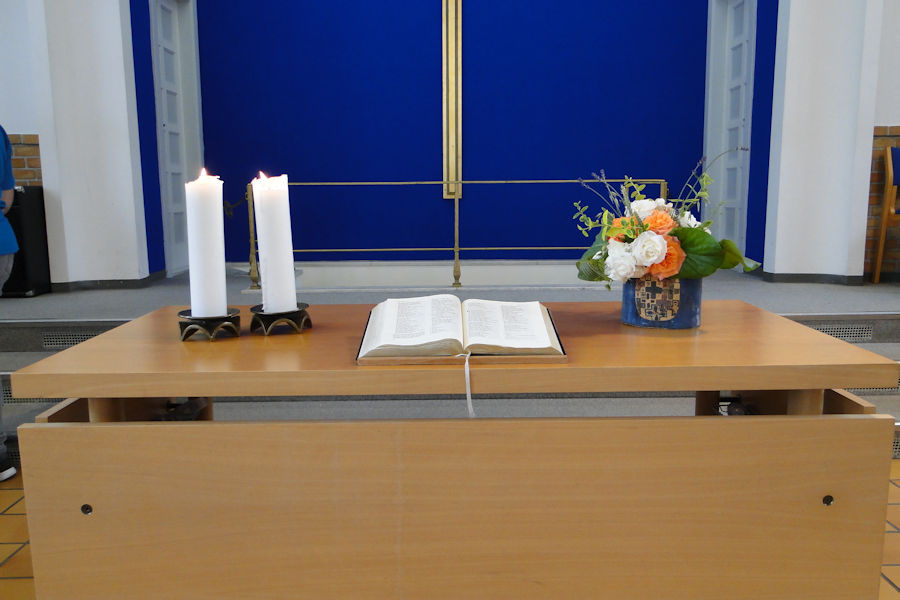 Dekoration på nadverbord